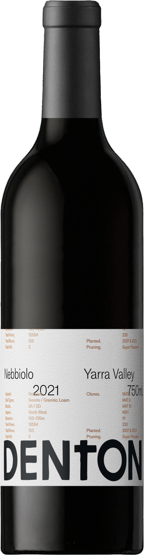 Denton Nebbiolo  2021 Yarra Valley — Yarra Valley